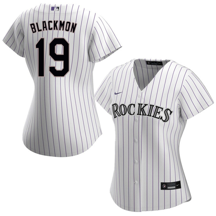Nike Women #19 Charlie Blackmon Colorado Rockies Baseball Jerseys Sale-White